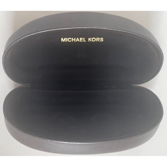 Michael Kors Solid Dark Brown Hard Shell Womans Eyeglass Sunglass Case - Picture 3 of 3